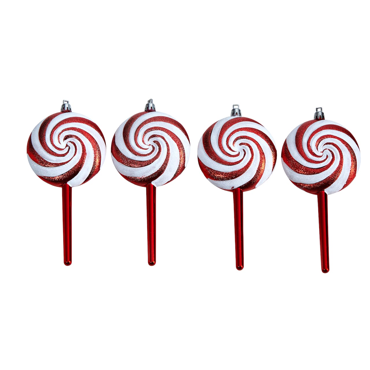 4ct. 7" Shatterproof Christmas Candy Cane Deluxe Ornaments
